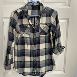 Flannel shirt - mid-weight snap front flannel